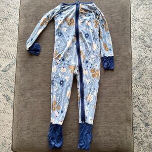 Little Sleepies Hanukkah Pajamas PJs 2T Toddler Zip Up Bamboo Holiday Dreidel